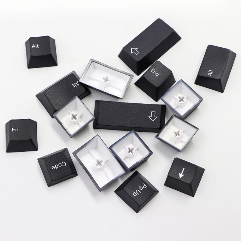 137 pre kľúčové španielske PBT Keycap Cherry Dye Sub Subcaps pre MX prepínače GK61 64 68 96 108 pre Corsair Strafe K65 K