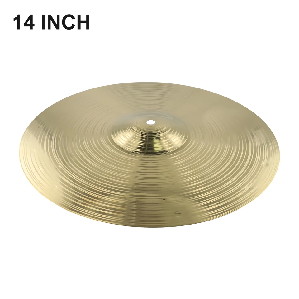 14 '' // 16 '' // mosadzný bubnový mosadzné činely bicie havary hi-hat jazzový bubon cymbal hudobné prístrojové diely bubnový set cymbal