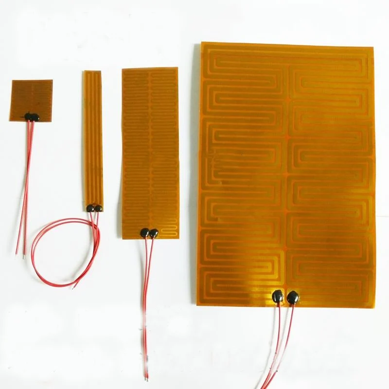 14-300 mm 5V 6V 12V 24V 220V Flexiabilný eletický polyimidový ohrievací ohrievací prvok pre 3D tlačiareň