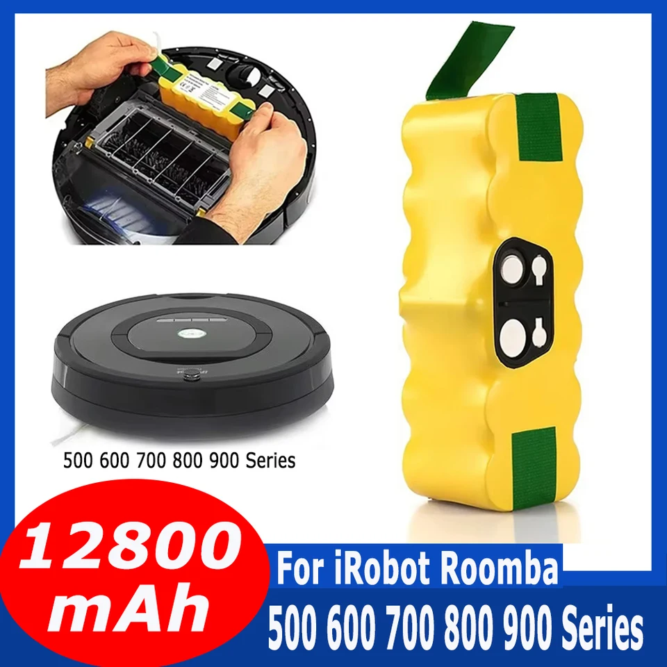 14,4 V batéria pre batériu IROBOT Roomba 12800MAH pre IROBOT ROOMBA 500 600 700 800 900 Series 14,4 V 620 650 770 780 580