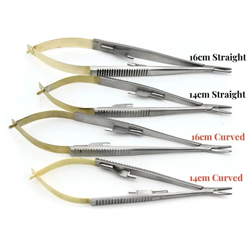 14 cm/16cm Castroviejo Držiteľ ihlových zubných ortodontických implantátov zubné ihly zubné lekárske zariadenia Zubné zariadenia Zubné nástroje