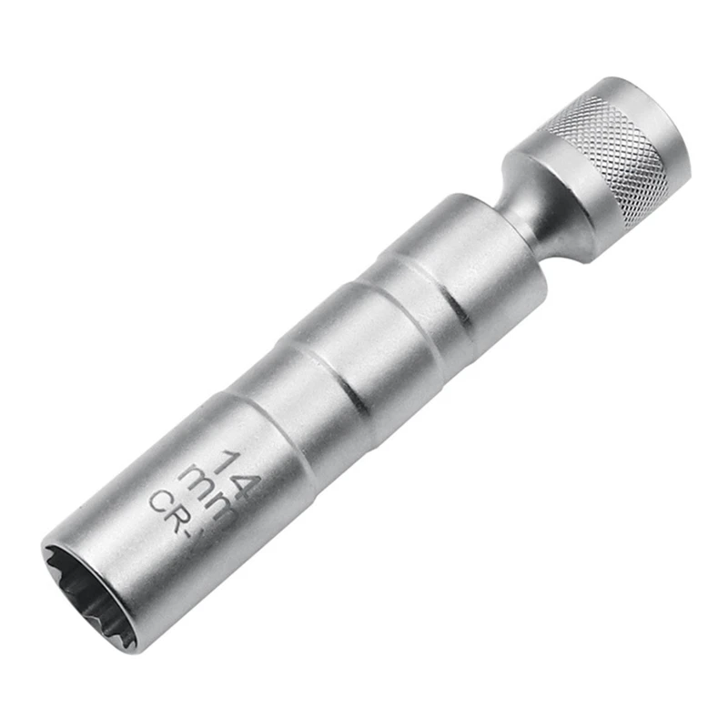 14 mm otočený pre zásuvku zapaľovacej sviečky s 3/8 v 12-bodovej 1 mm tenkej dropship
