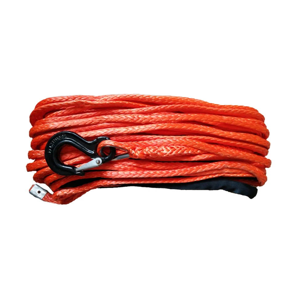 14 mm x 40m UHMWPE LAND Syntetic Winch Line pre obnovenie 4x4/ATV/UV/SUV/OFFREAM
