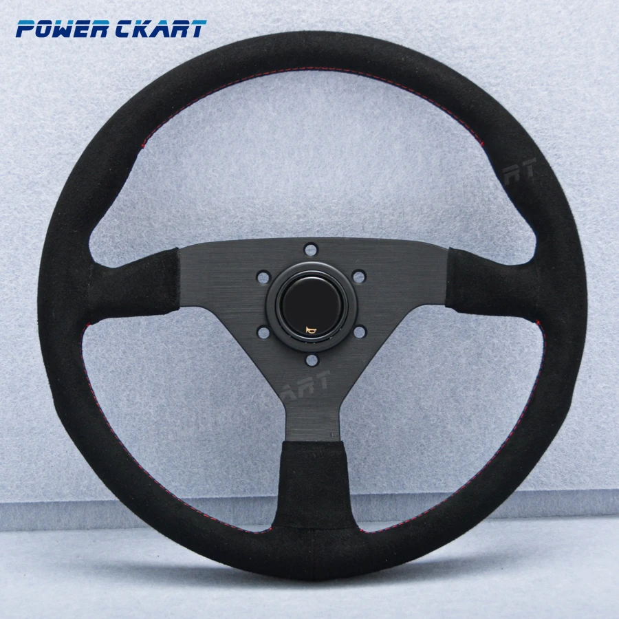 14 palcov Universal Montecarlo Suede Leather Sports Call Wheel JDM Racing Drift Drift volant