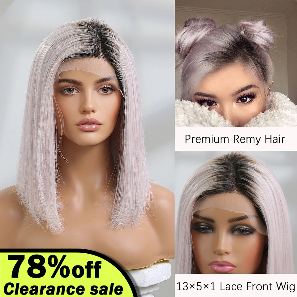 14 -palcové čipky predné ľudské vlasy parochňa Party svetlo ružová fialová kozplay večierok ľudské vlasy Parochňa pre ženy 100% remy ľudské vlasy parochne