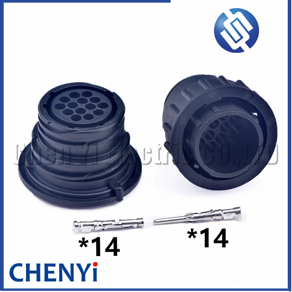 14 PIN automobilový konektor Muž alebo ženský drôtový zväzok Plug 965098-1 A0055454626 182649-1 005 545 46 26 pre nákladný automobil Mercedes Benz