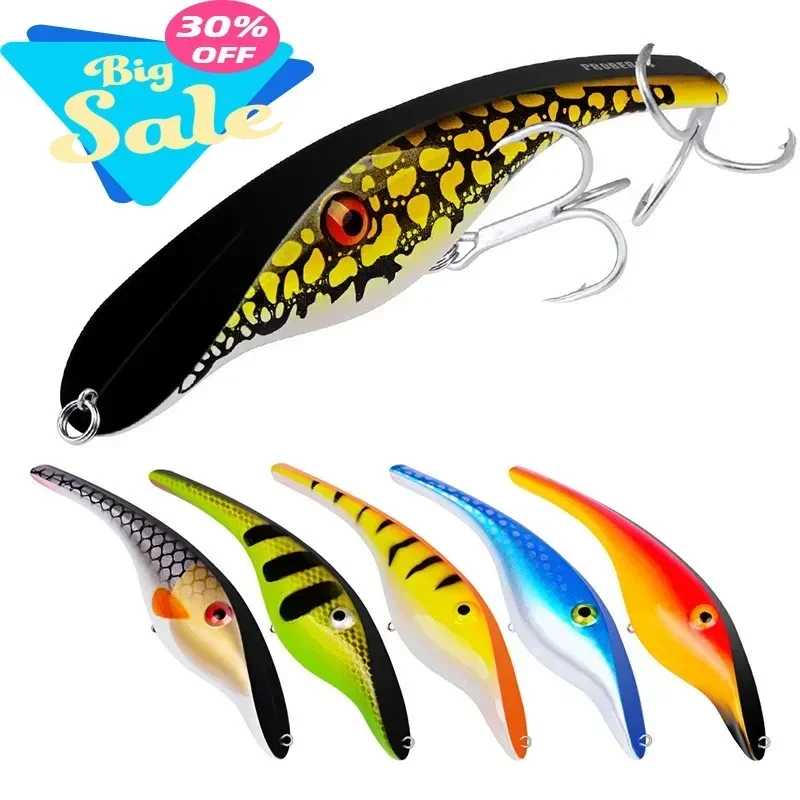 140 mm/145 mm Jerkbait pre šťuku pižmové rybárske trhliny, ktoré potopí tvrdé telo Minnow slaná voda bez kľukovej kľuky Wobbler rybárska návnada