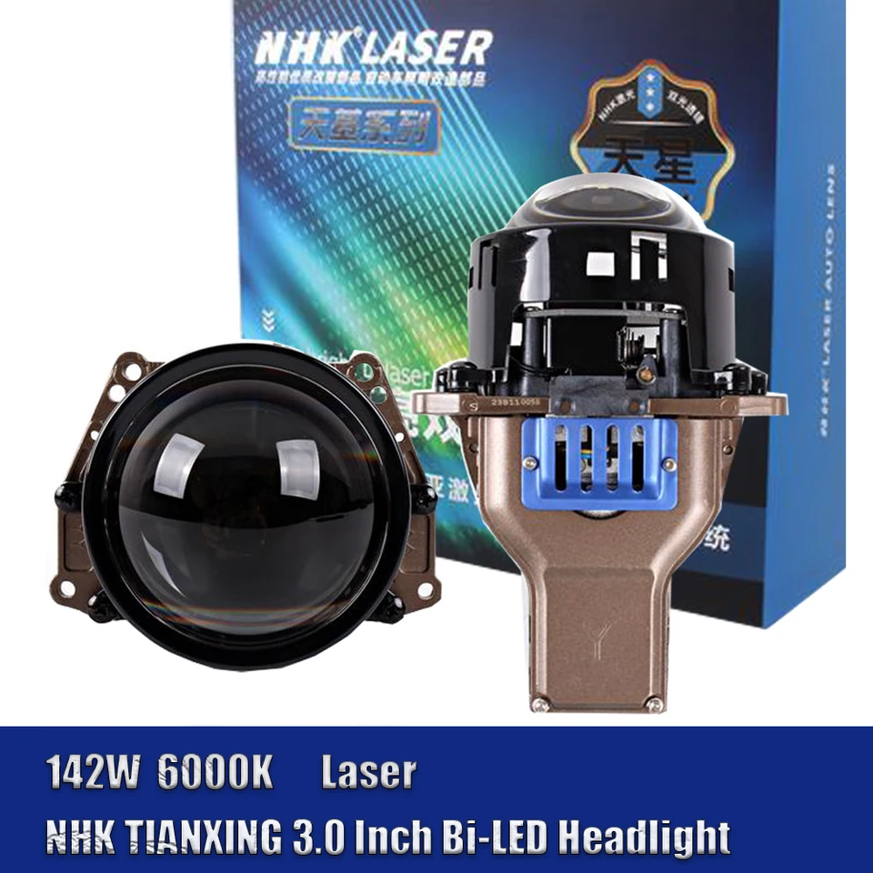 142 W 3 -palcové laserové LED projektor LED šošovky 6000k svetlá LED svetlá pre NHK Tianxing pre Hella 3R G5 Auto príslušenstva dodatočná súprava