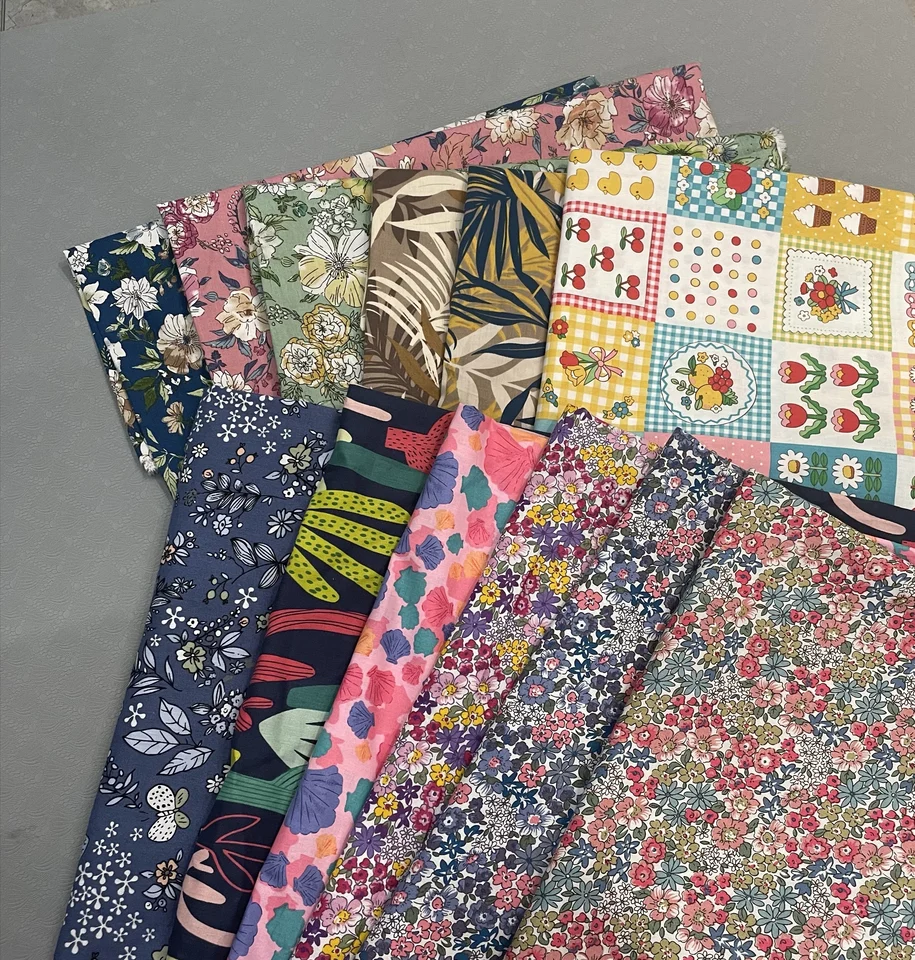 145 × 50 cm malých kvetinových 40 rokov Tissun Liberty Cotton Poplin Tkanina pre deti detské šijacie šaty sukňa sukňový dizajnér ručného dizajnéra