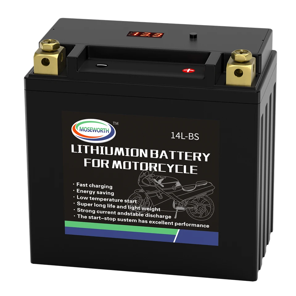 14L-BS 12V LIFEPO4 lítium motocyklovej batérie 9AH 520CCA Jump Starter batéria s BMS nabíjateľné batérie ATV UTV Scooter