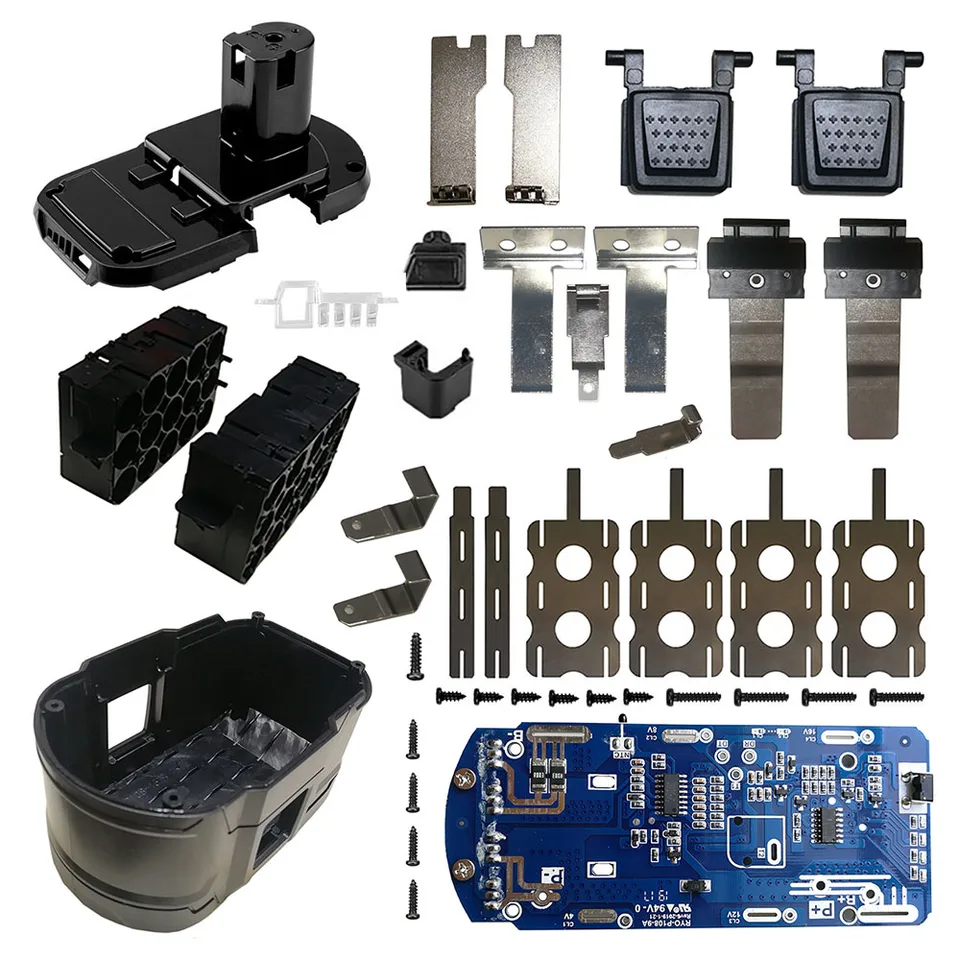 15*18650 Plastové puzdro na nabíjanie obvodov na nabíjanie batérie PCB pre Ryobi 18V 9AH P103 P108 BPL-1815/1820G/18151/1820 ONE+
