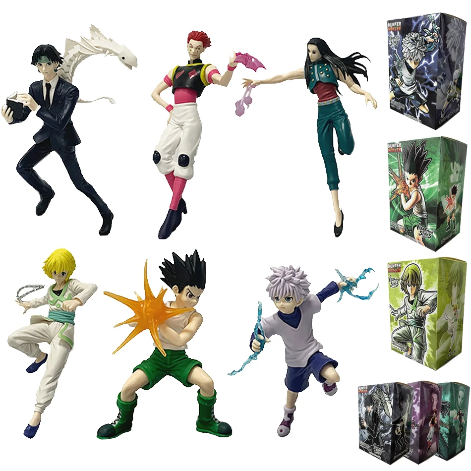 15-23 cm Hunter x Hunter Chrollo Lucilfer Anime postava Hisoka akčná postava Killua Zoldyck Kurapika Figurín zberateľ