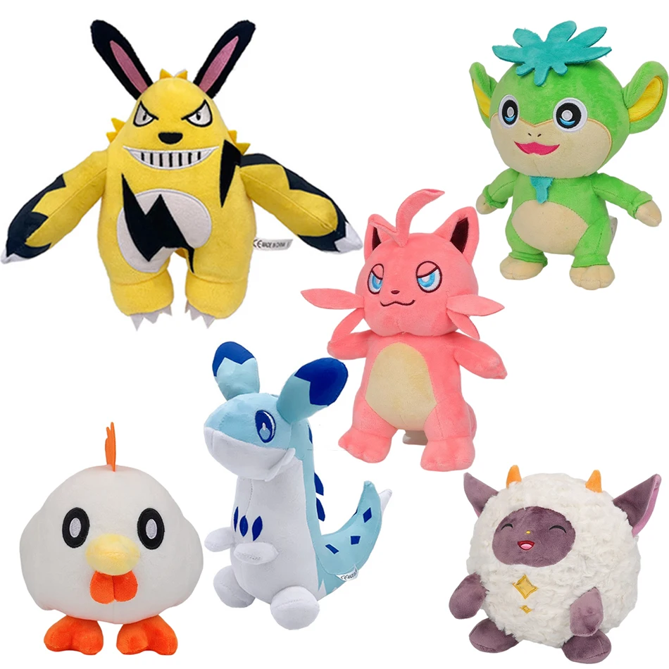 15-23 cm roztomilý Plush Plush Hračky Kawaii Anime Thunder Bear Greed Toy Game Monster Plushie Dolls Detské fanúšikov