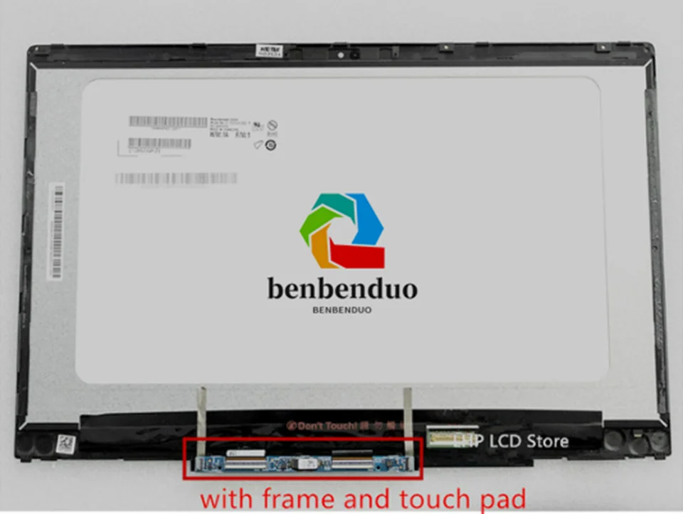 15,6 LCD zostava digitátora dotykovej obrazovky pre laptop pre hp pavilón X360 15-CR 15T-CR 15-CR0010NR 15-CR0051CL 15-CR0053WM L20824-001