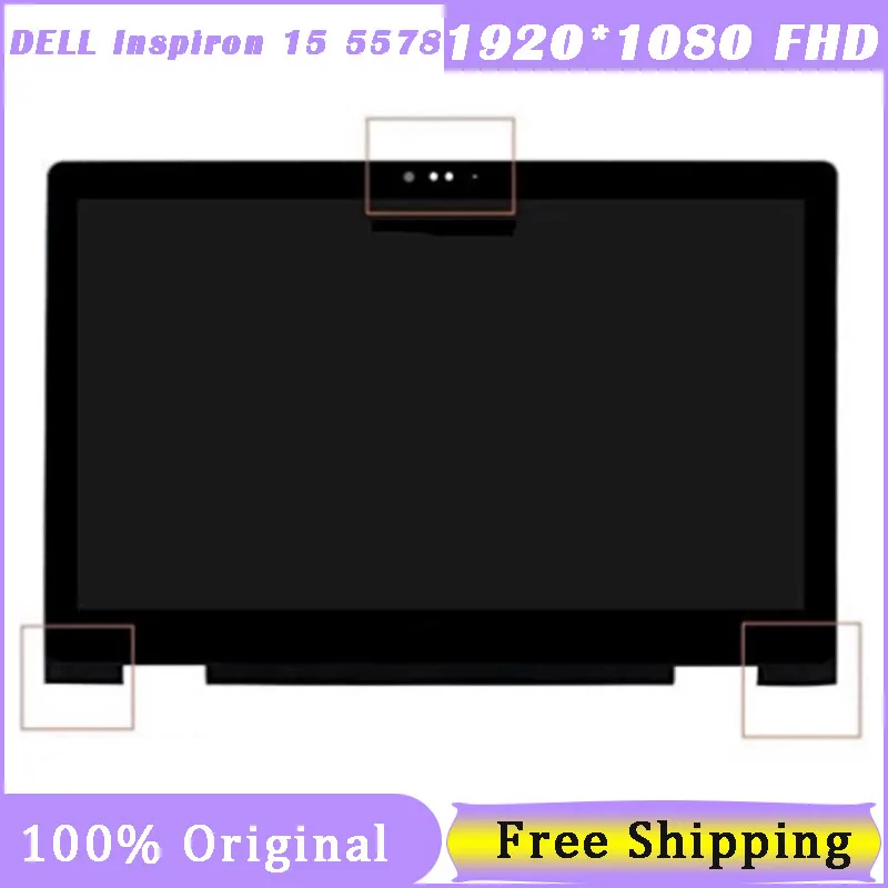 15,6 palcová dotyková obrazovka pre Dell Inspiron 15 5578 Model P58F Display Touch zostava LP156WF7-SP EC 40 PIN FHD 1920*1080
