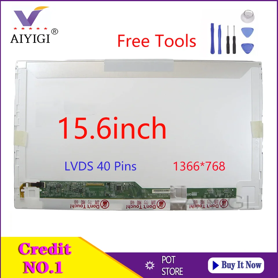 15,6 -palcový laptop LED LOD LCD obrazovka pre HP Compaq Presario CQ60 CQ62 CQ56 CQ57 Matrix DIAPLAY HD 1366*768 LVDS 40 PINS