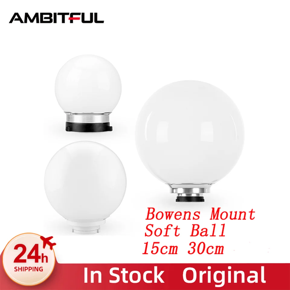 15 cm 30 cm Univerzálne fotografovanie difúzora Bowens Mount Soft Ball Dome Softbox Studio Accessories for Studio Flash Light