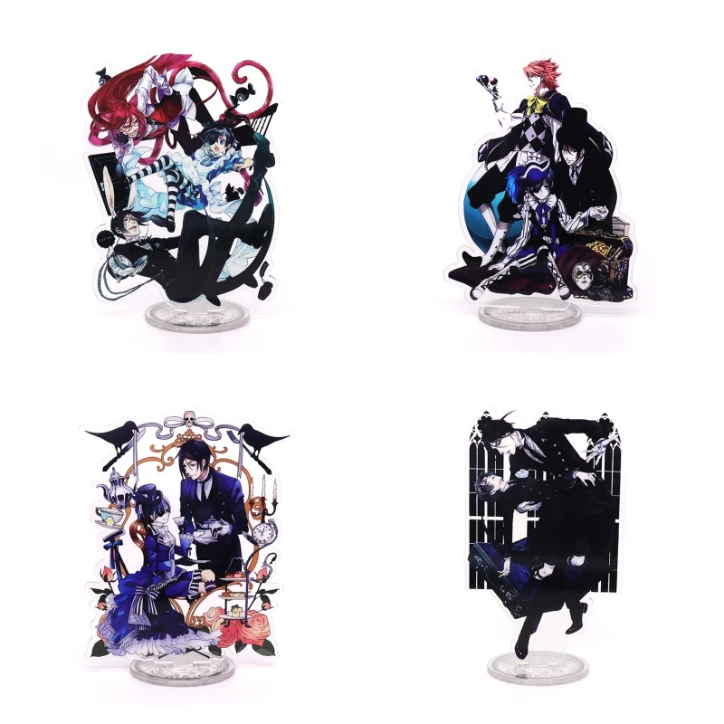 15 cm Anime Black Butler postava Sebastian Michaelis cosplay akrylárne stojany Brina Palencia Model Model hračky Fanúšikovia vianočný darček