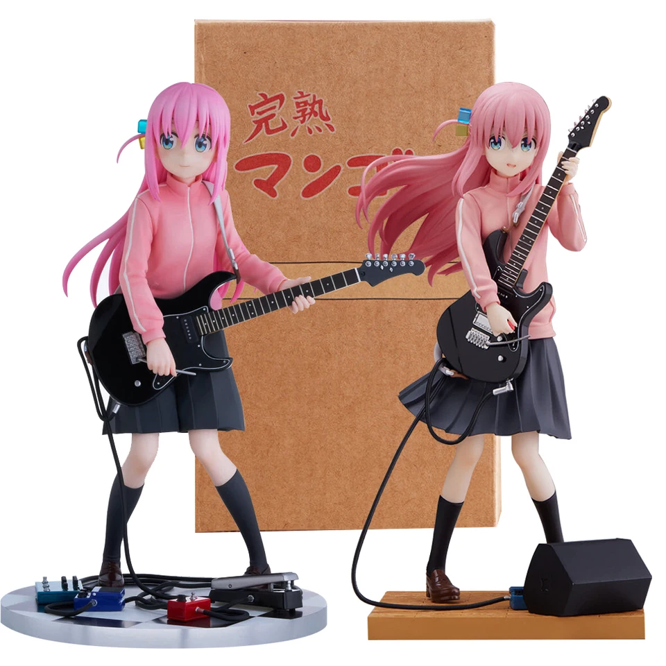 15 cm Anime Bocchi The Rock! GOTOU Hitori Figure Guitar Performance Model Model hračky Gift Collection Ornament Action figure PVC