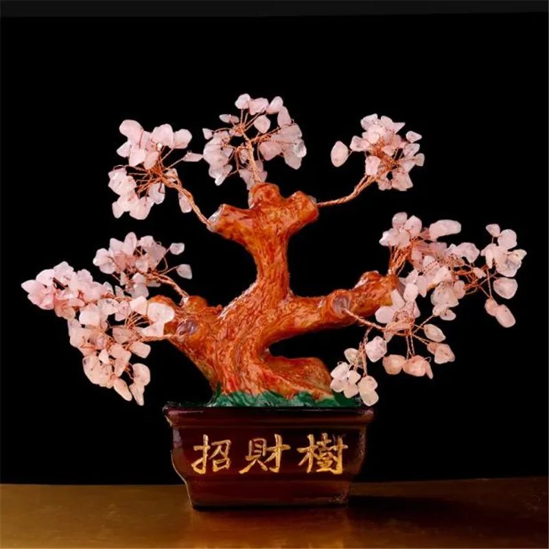 15 cm Naturalzhaocai Shake Money Tree Ornament Housewarming Gift Feng Shui Accessories Company Lobby Decoration Hotel recepcia