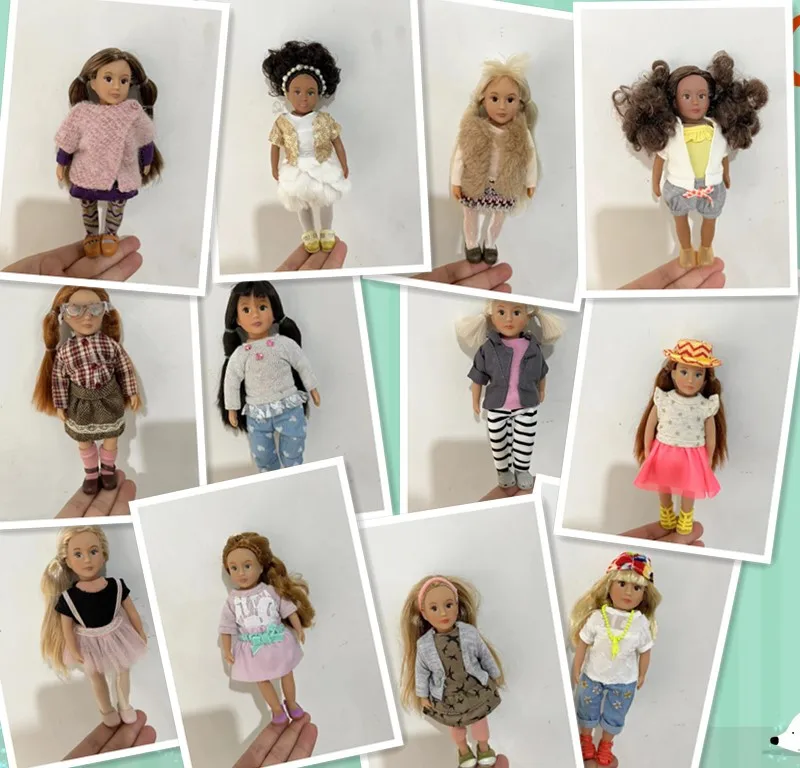 15 cm simulácia očí Palm Mini OG Doll s oblečením topánky pre detskú bábiku Hračky dievčat hračky