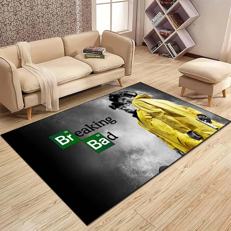 15 veľkostí film B-Breaking Bad Pattern Rug Carpet pre obývaciu izbu kúpeľňa Mat Creative Derormat Carpet pre spálňu