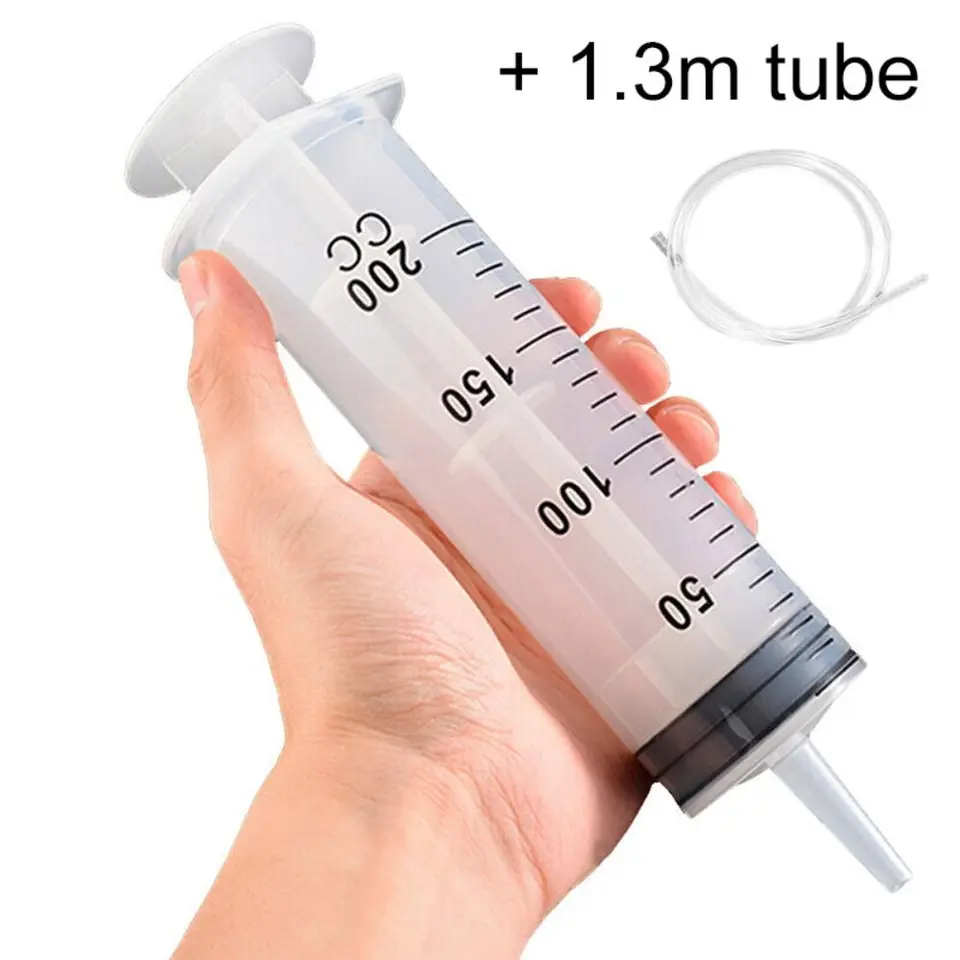150 ml-500 ml injekčné striekačky s veľkou kapacitou Opätovné použiteľné čerpadlo Meranie 1,3 m kŕmenie atramentu Big Injekčná hydroponika Hydroponika