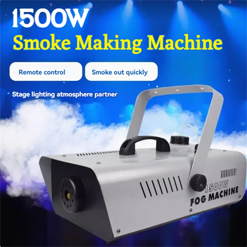 1500 W dymový stroj LED farebné sprejové hmlové strojové pódium vybavenie pre svadobnú hostinu Banket Vianoce