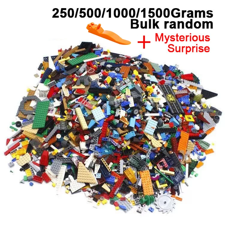 1500g DIY MOC Random Montáb Budúc bloky hromadné základné diely Klasické modely tehly kreatívne mesto Sety Kid Educational Toys Gift