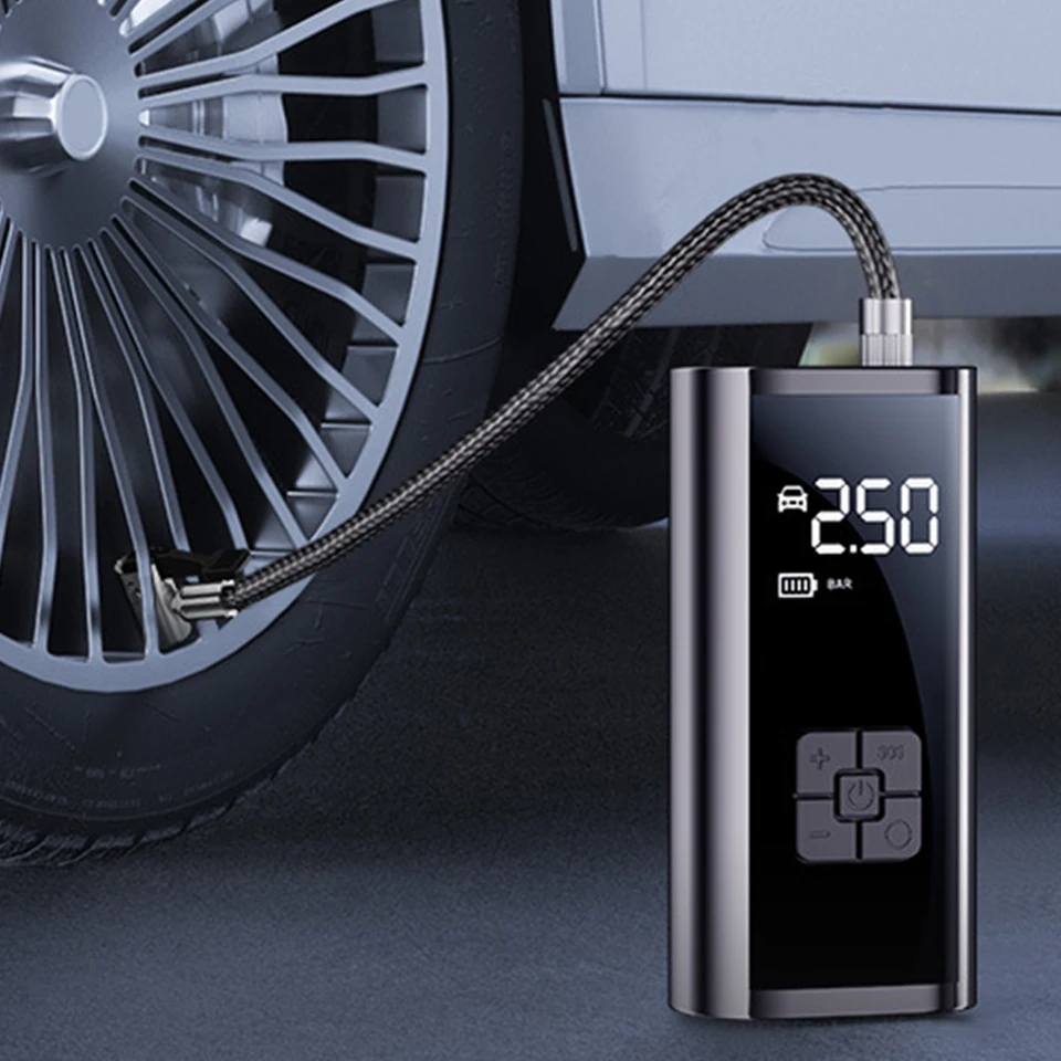 150psi elektrické pneumatiky USB nabíjateľné bicykle vzduchový kompresorový displej na inflátor pneumatík pre automobilové bicykle