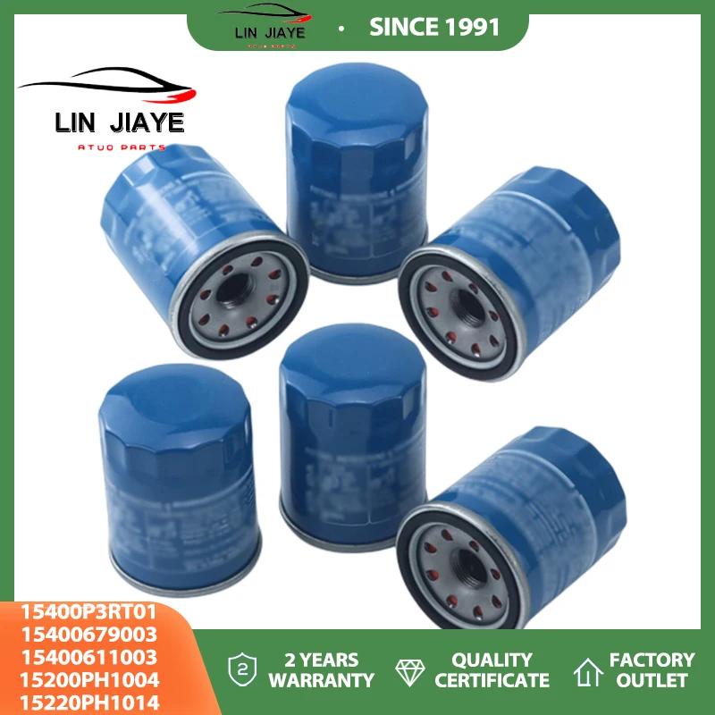 15400-R5G-H01 15400-RTA-004 15400-PLC-003 15400-PLM-A01 Olejový filter pre Honda Accord Civic Acura ILX MDX RDX 15400-PAF-T01