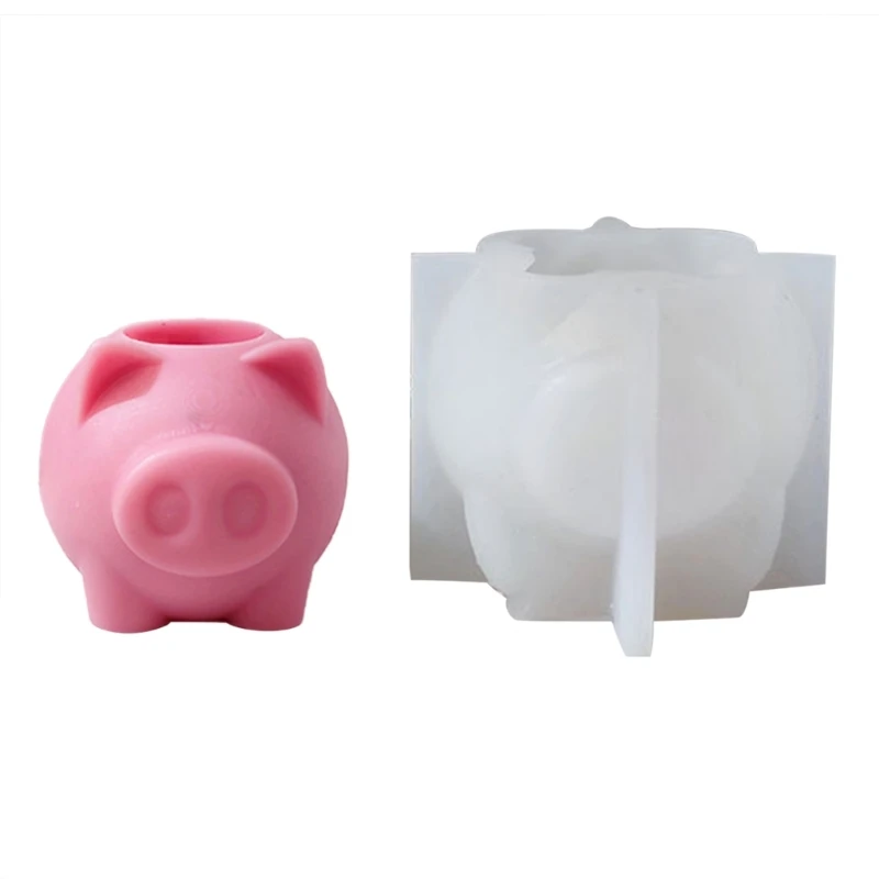 157f Big Nose Pig zrkadlové držiaky formy svietniky Svetina