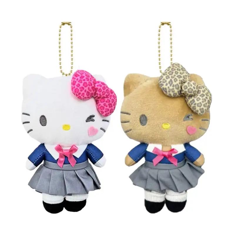 15cm Hello Kitty Cartoon Plush Doll Keychain PP Cotton Scľal bábiku Kawaii Pár School Bag Prívesok y2k narodeniny darček