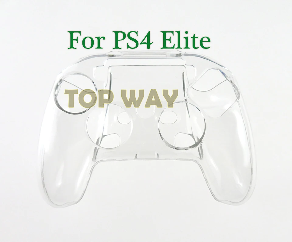 15ks pre PS4 Elite Transparent Clear Dustodoosp-odolný výmena gamepadu pre elitné puzdro PS4 Anti-Slip Soft