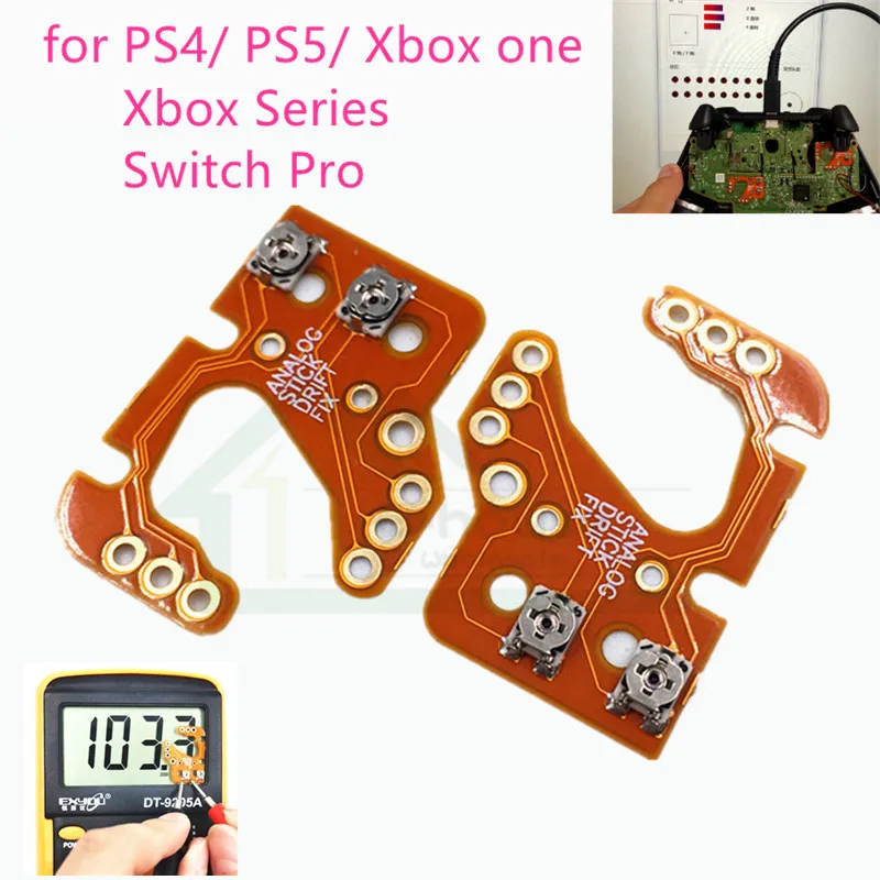 15ks pre PS4 PS5 Controller Analog Stick Drift Fix Modul pre PS 4 pre Xbox One Xbox Series XS pre prepínač NS PRO