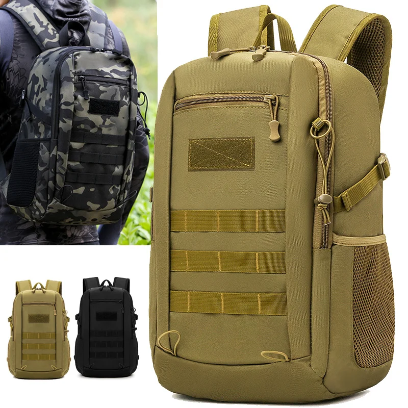 15L cestovné taktické vonkajšie batoh Mini Malé vodotesné kempingové kempingové turistické rybárske poľovné taška lezenie Ženy Men Rucack Daypack