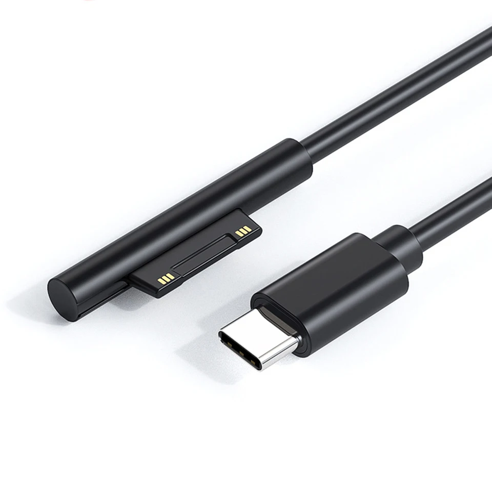 15V 3A Rýchle nabíjanie USB napájacieho nabíjačky typu-C nabíjačka rýchleho kábla pre Microsoft Surface Pro 3 4 5 6