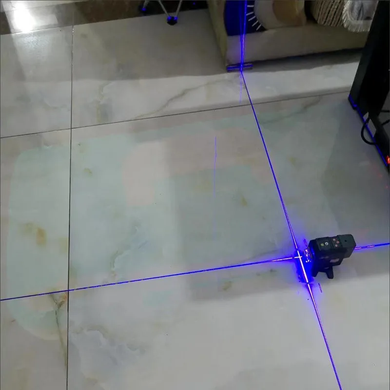 16/12 Čiary 4D laserová úroveň Purpurová čiara Self Lighting 360 Horizontálna vertikálna super silná fialová lúčová laserová úroveň Lineárnej úrovne