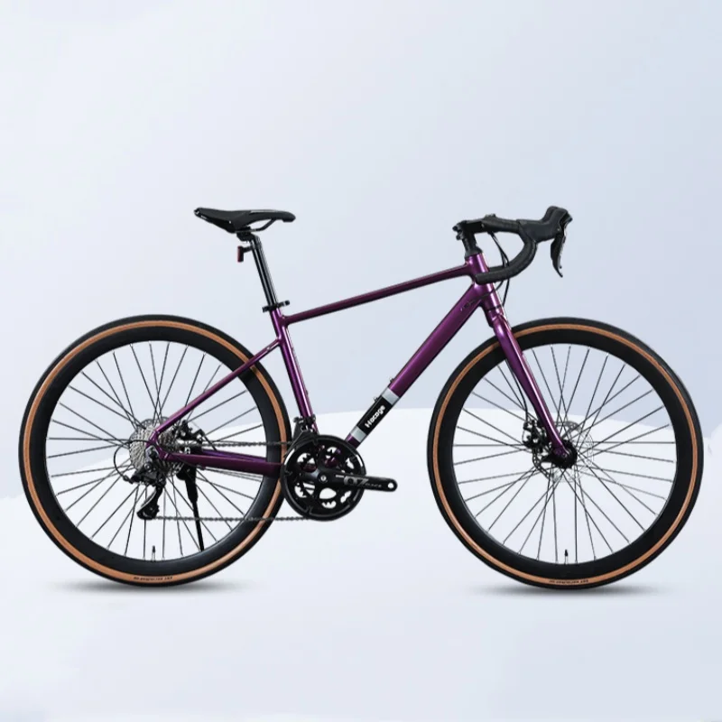 16/20 Speed ​​Gravel Bike Road Bicykle 700x32C Racing Bicycle Wheelset Dlhá vzdialenosť MTB Road Road Bicykle Hliníkový zliatlivý zliatiny Ráme