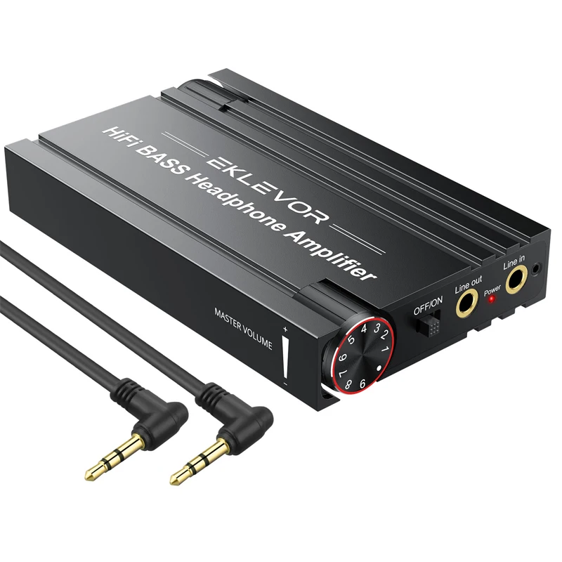 16-600Ω zosilňovač slúchadiel prenosný prenosný HiFi Bass Boost 3,5 mm slúchadlá zosilňovača nabíjateľný zosilňovač slúchadiel s ovládaním hlasitosti