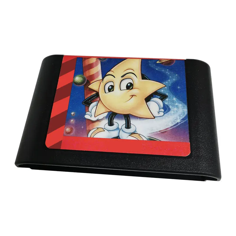16 -bitová herná kazeta - Ristar MD Card pre PAL a NTSC Original Genesis/Mega Drive Video Game Console