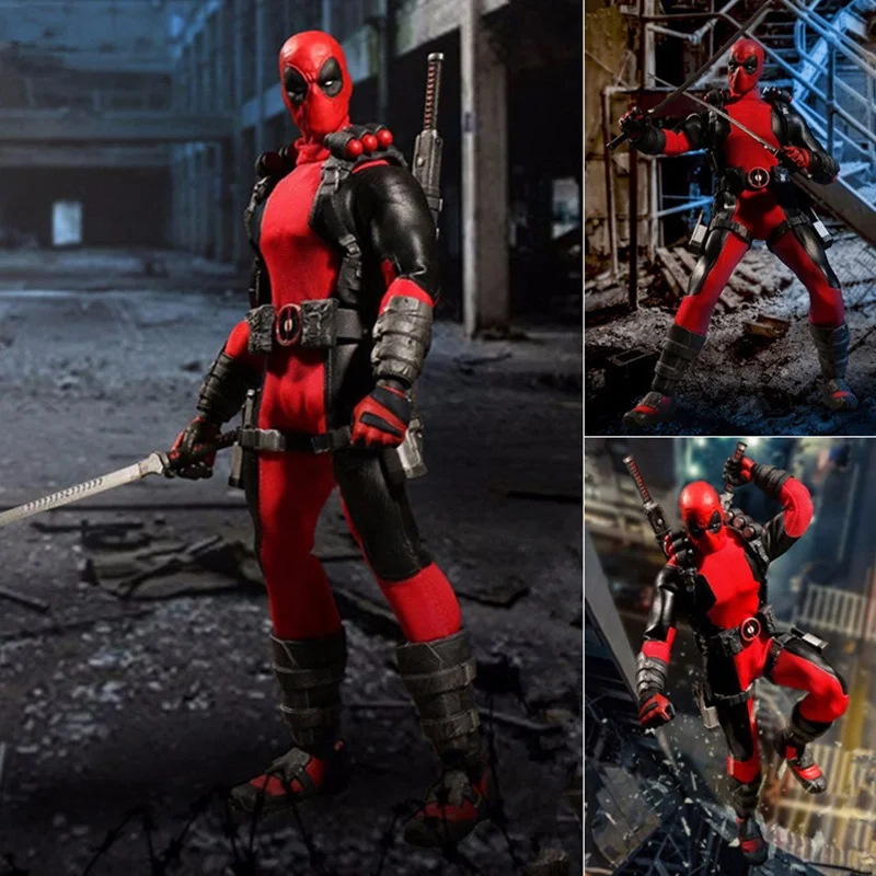 16 cm Anime Deadpool Mafex 082 Akcia Obrázok X-Men Comics Edition Collectible Model Model Cool Hračky