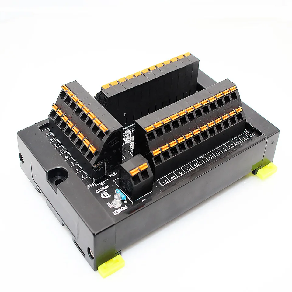 16 In-line snímač DIN Rail Terminál konektor I/O v blízkosti fotoelektrického prepínača spojovacej skrinky PNP/NPN bežné