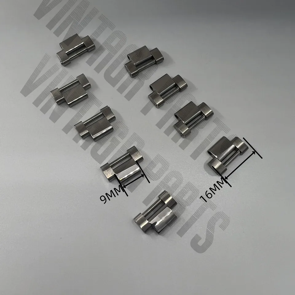 16 mm 17 mm nerezs nerezová ustrica napoly predĺženie Link Fit for Rolex Submariner Daytona GMT Seadweller Yatch Master Watch