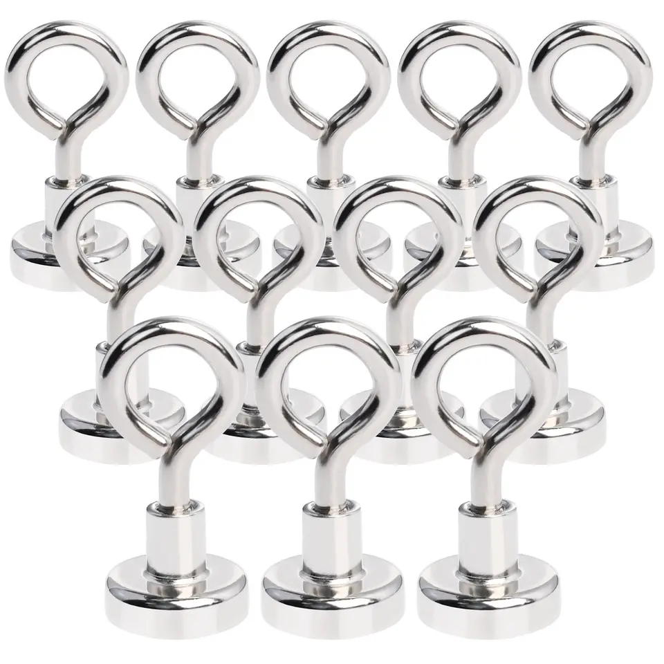 16 mm magnetické háčiky, mimoriadne silné, háčiky na magnety z neodymia, pull sil