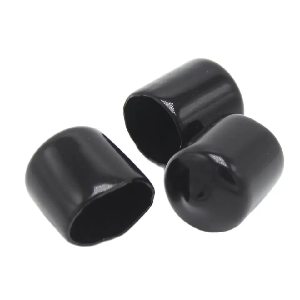 16 mm ochranný kryt gumy pokrýva prachový uzáver pre n typu SO239 Kovové trubice 50ks/veľa