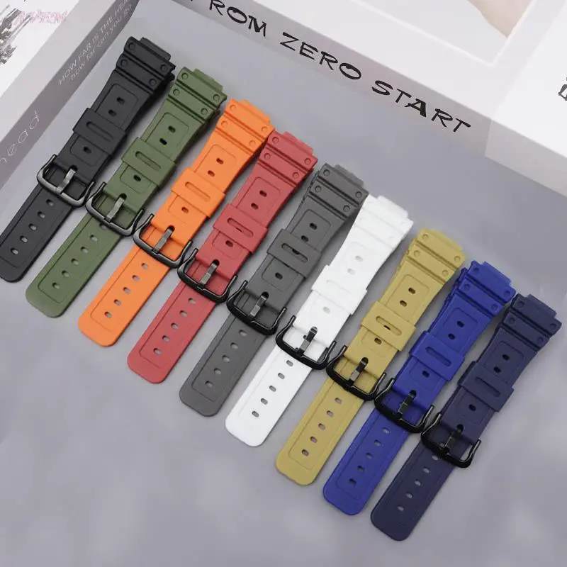 16 mm Silikone WatchBand pre Casio G-Shock GA-110 GA-100 GA-120 Mamouflage gumy Nepooderné muži hodinky pásový remienok pre G Shock