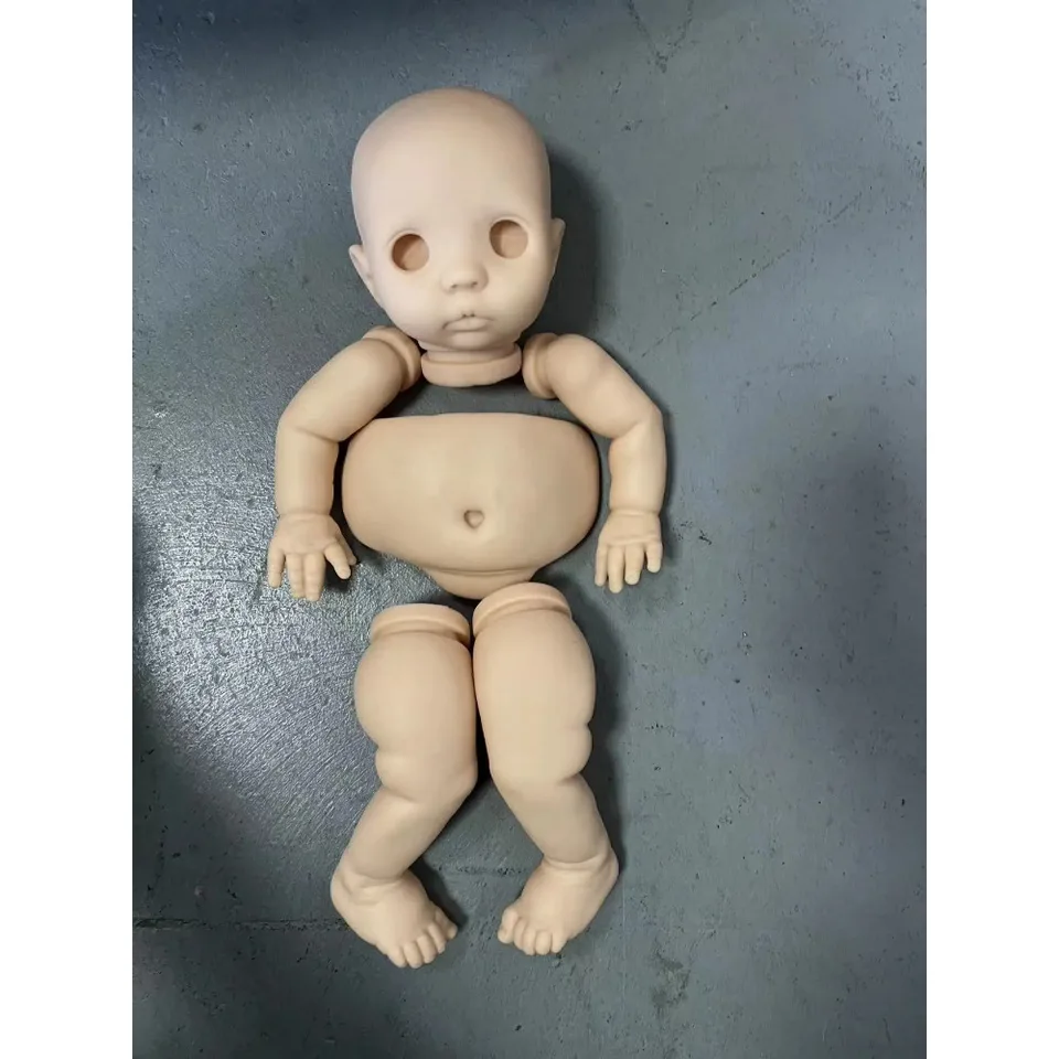 16 palcov Reborn Doll Kit Peeka DIY Dolls Parts s bruchom a látkovým telom nedokončený neobsadený DIY prázdny súprava Muñeca Kit Bebe Reporn