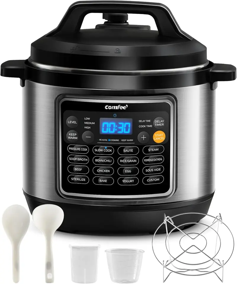16 v 1 Elektrický tlak okamžitý multi olla de presion nelickový jogurt výrobca ryžového sporáka pomalý sporák Sauté s