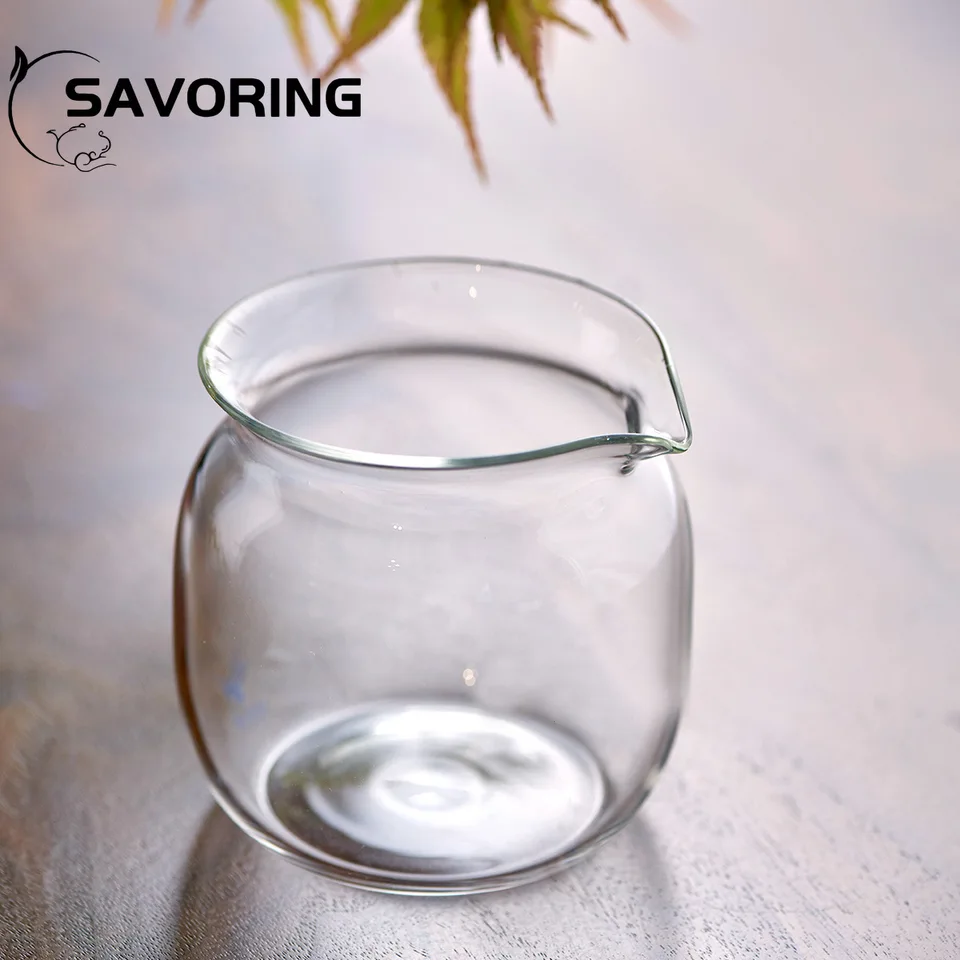 160 ml tepelne odolný v oblasti skla Tea Infuser Simple Clear Chahai Created Shiosted Fair Cup Transparent Office Teacup Ditcher Teaware